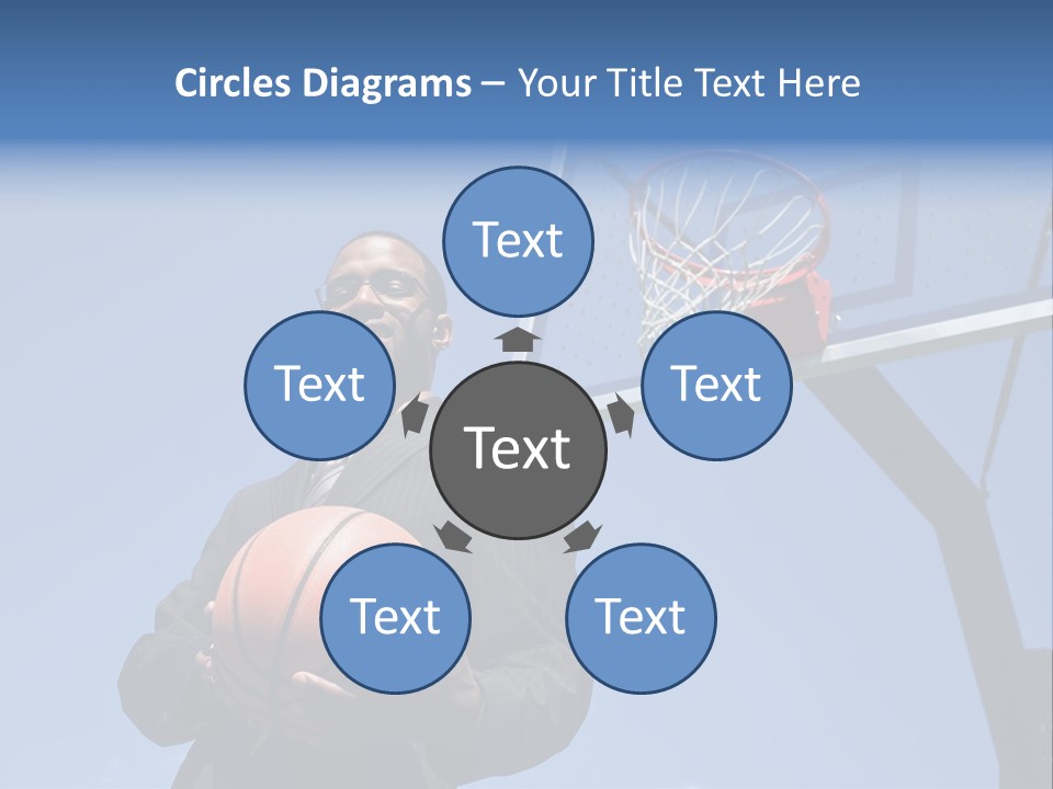 Hoops Trainer Background PowerPoint Template