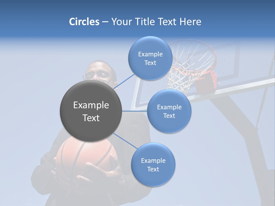Hoops Trainer Background PowerPoint Template