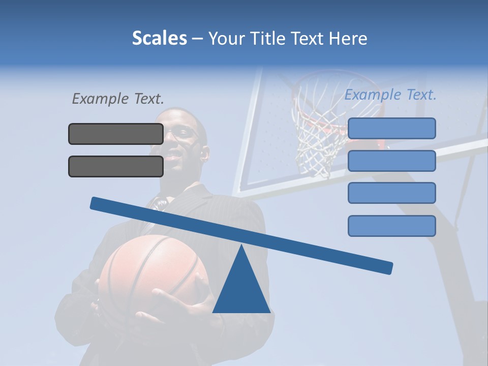 Hoops Trainer Background PowerPoint Template
