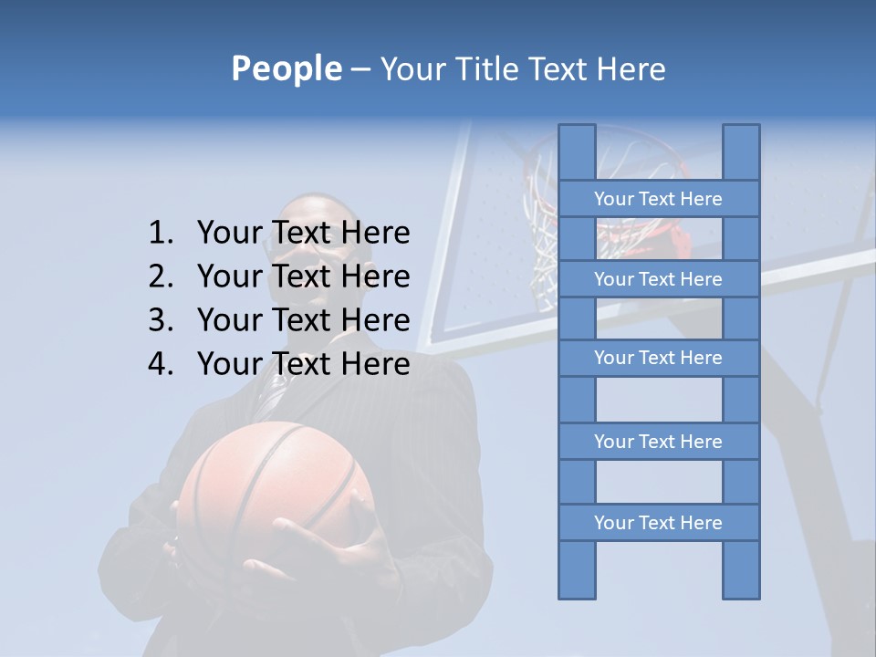 Hoops Trainer Background PowerPoint Template