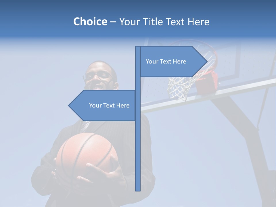 Hoops Trainer Background PowerPoint Template