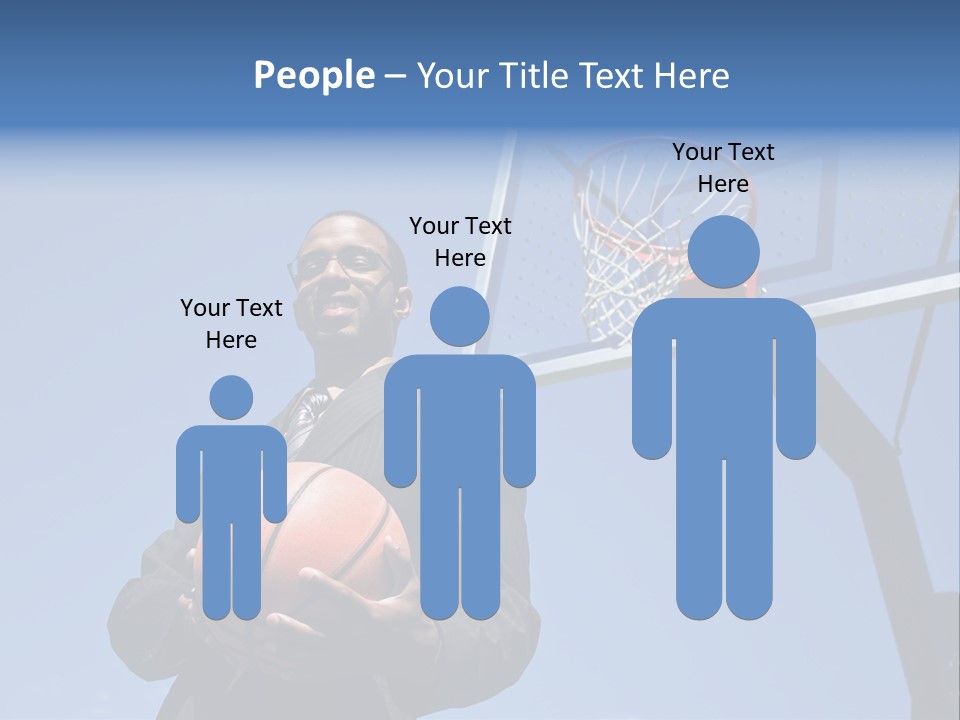 Hoops Trainer Background PowerPoint Template