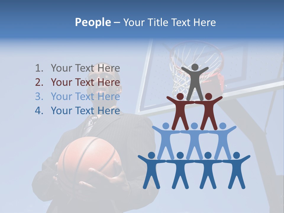 Hoops Trainer Background PowerPoint Template