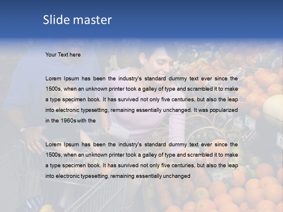 Man Everyday Woman PowerPoint Template