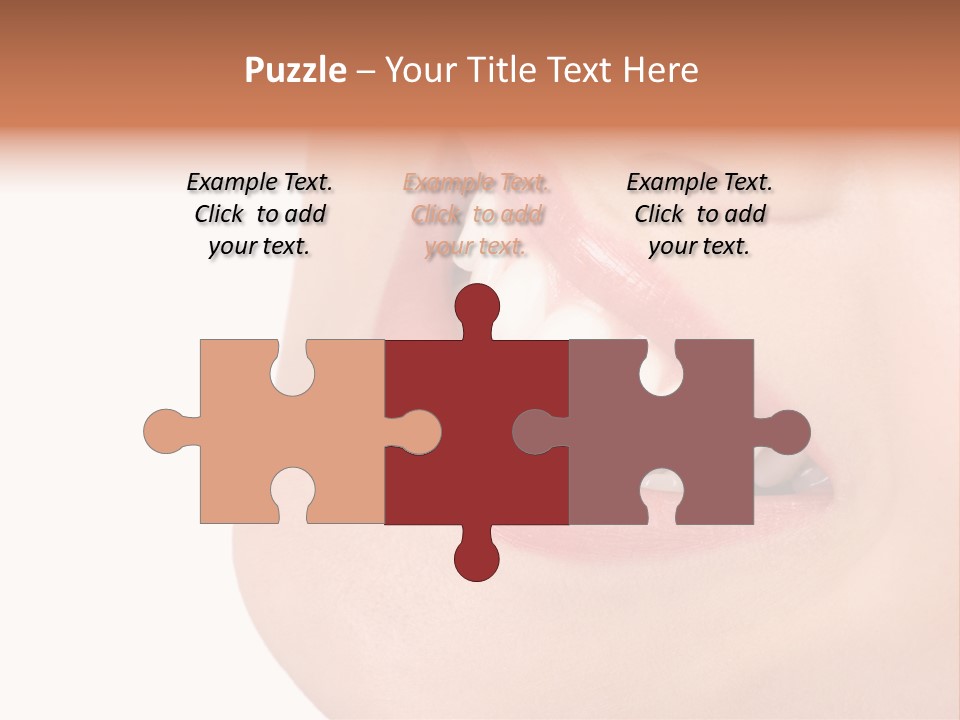 Lady Pleasure Skin PowerPoint Template