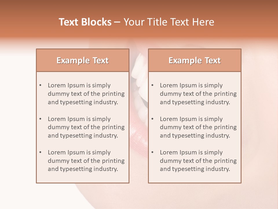 Lady Pleasure Skin PowerPoint Template