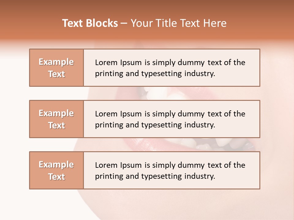 Lady Pleasure Skin PowerPoint Template