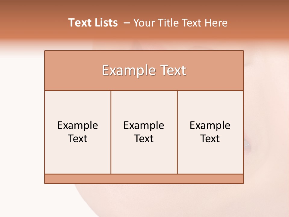 Lady Pleasure Skin PowerPoint Template