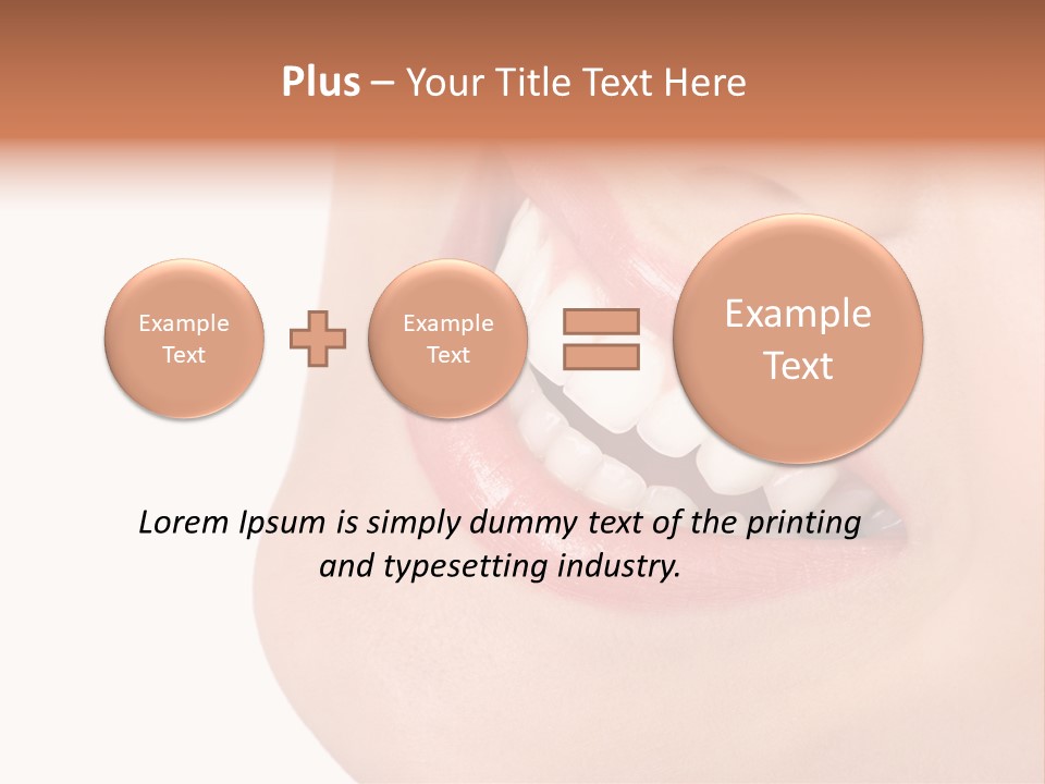 Lady Pleasure Skin PowerPoint Template