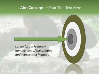Primate Black Stone PowerPoint Template