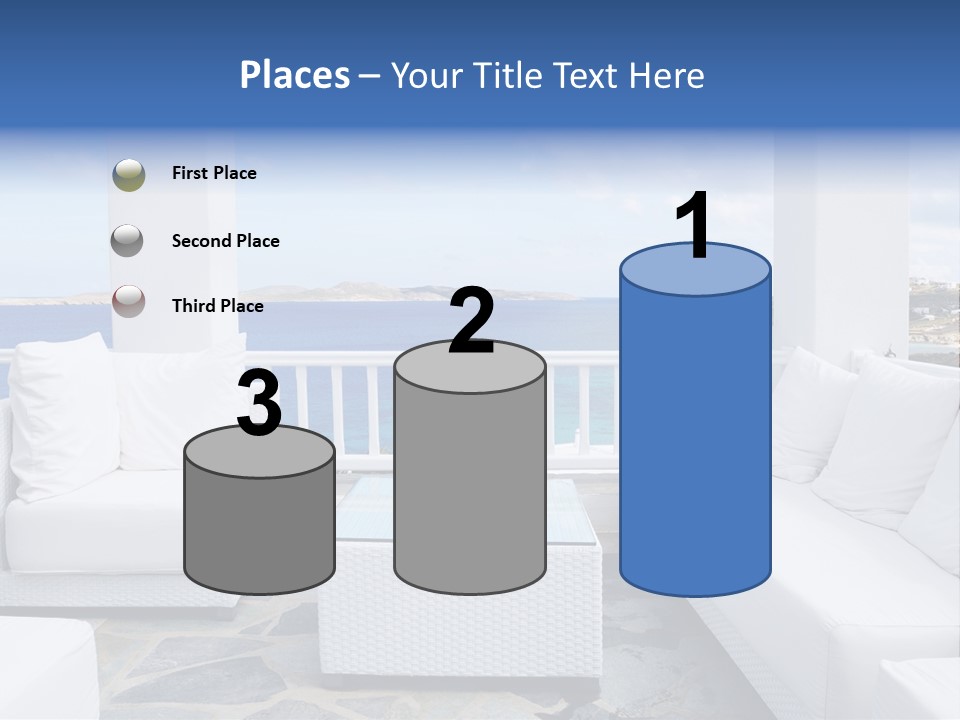 Apartment Interior Mykonos PowerPoint Template