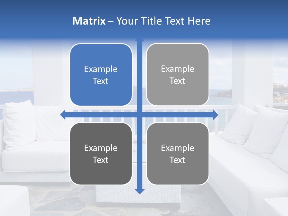 Apartment Interior Mykonos PowerPoint Template