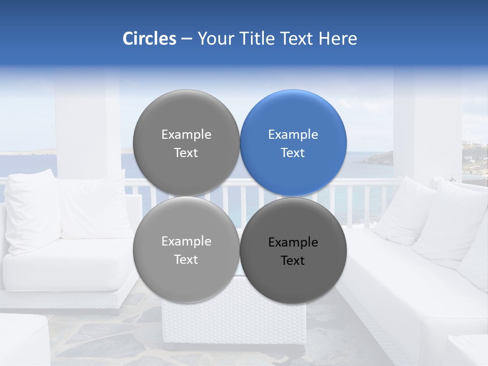 Apartment Interior Mykonos PowerPoint Template