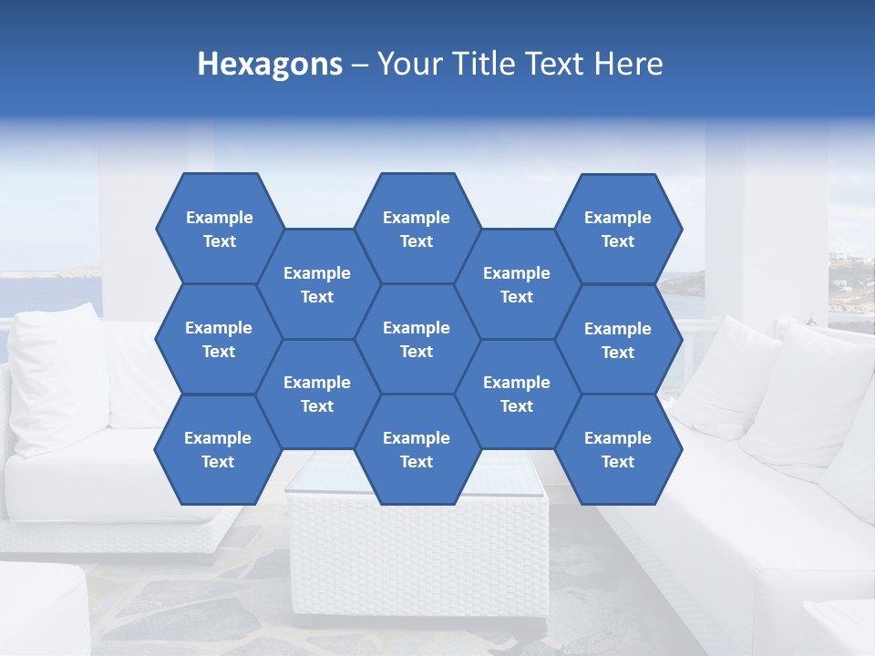 Apartment Interior Mykonos PowerPoint Template