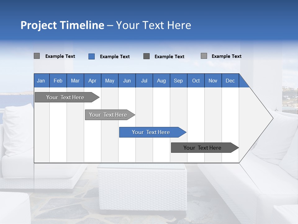 Apartment Interior Mykonos PowerPoint Template