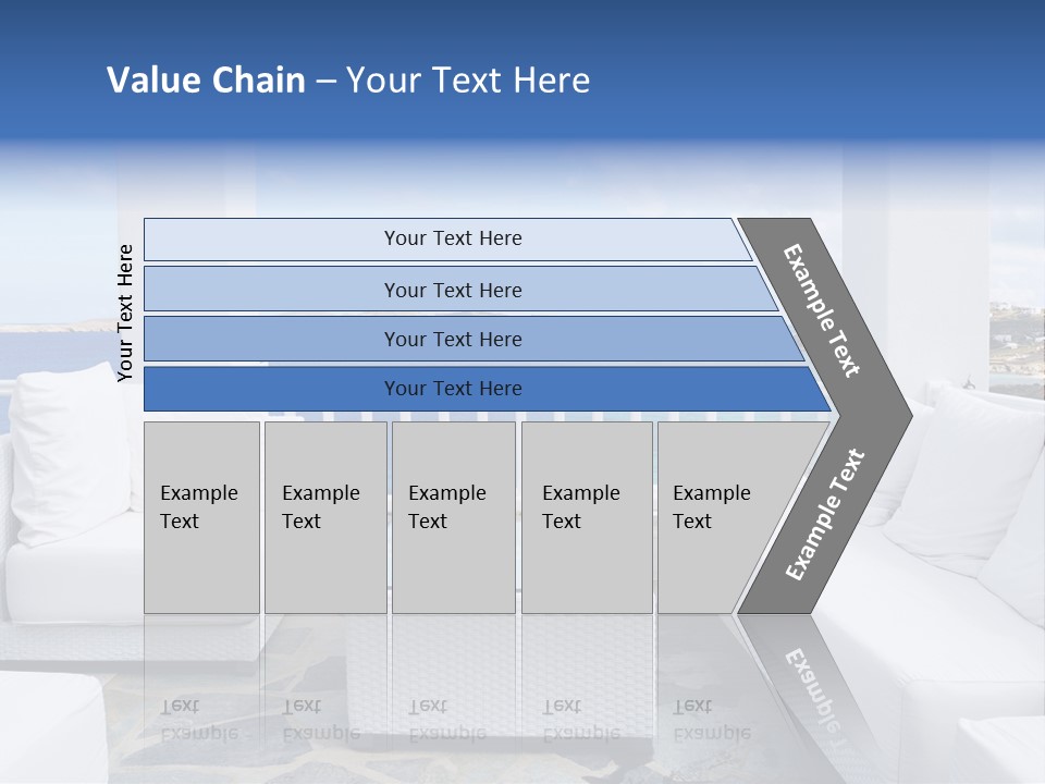 Apartment Interior Mykonos PowerPoint Template