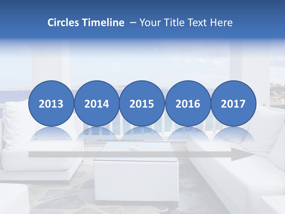 Apartment Interior Mykonos PowerPoint Template