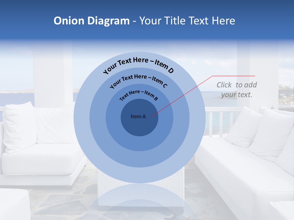 Apartment Interior Mykonos PowerPoint Template