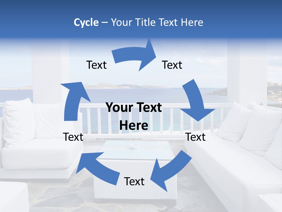 Apartment Interior Mykonos PowerPoint Template