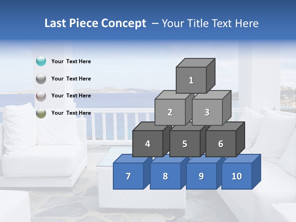 Apartment Interior Mykonos PowerPoint Template