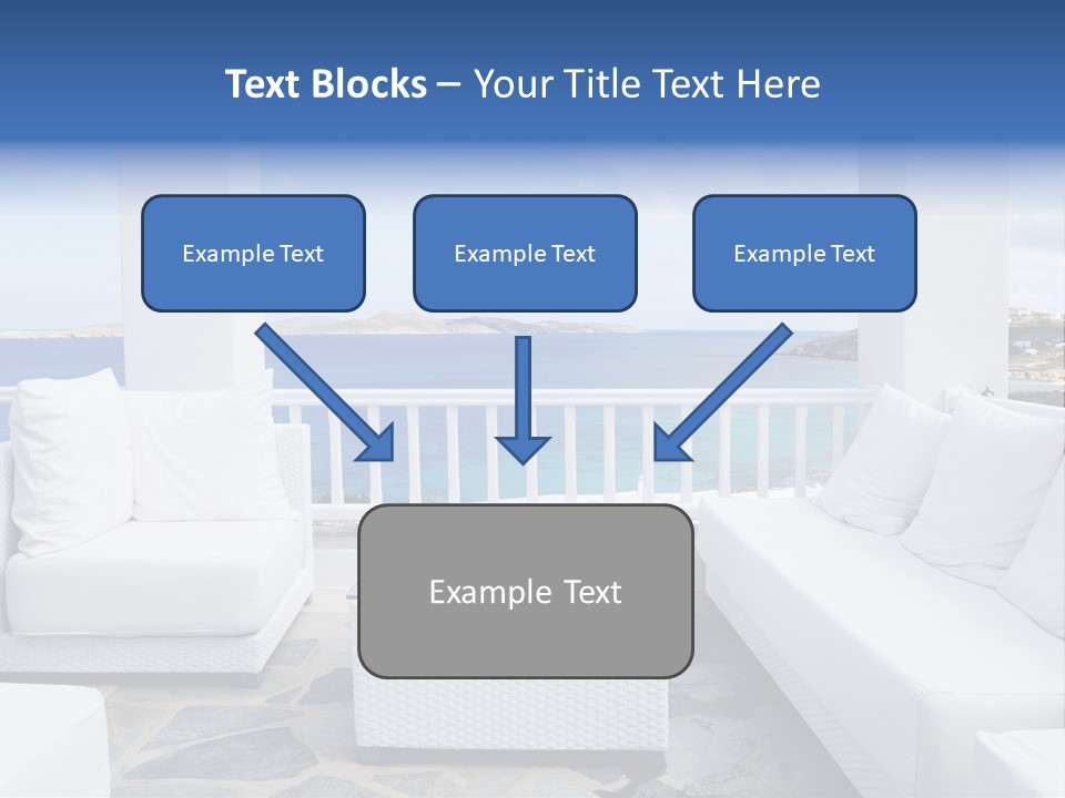 Apartment Interior Mykonos PowerPoint Template