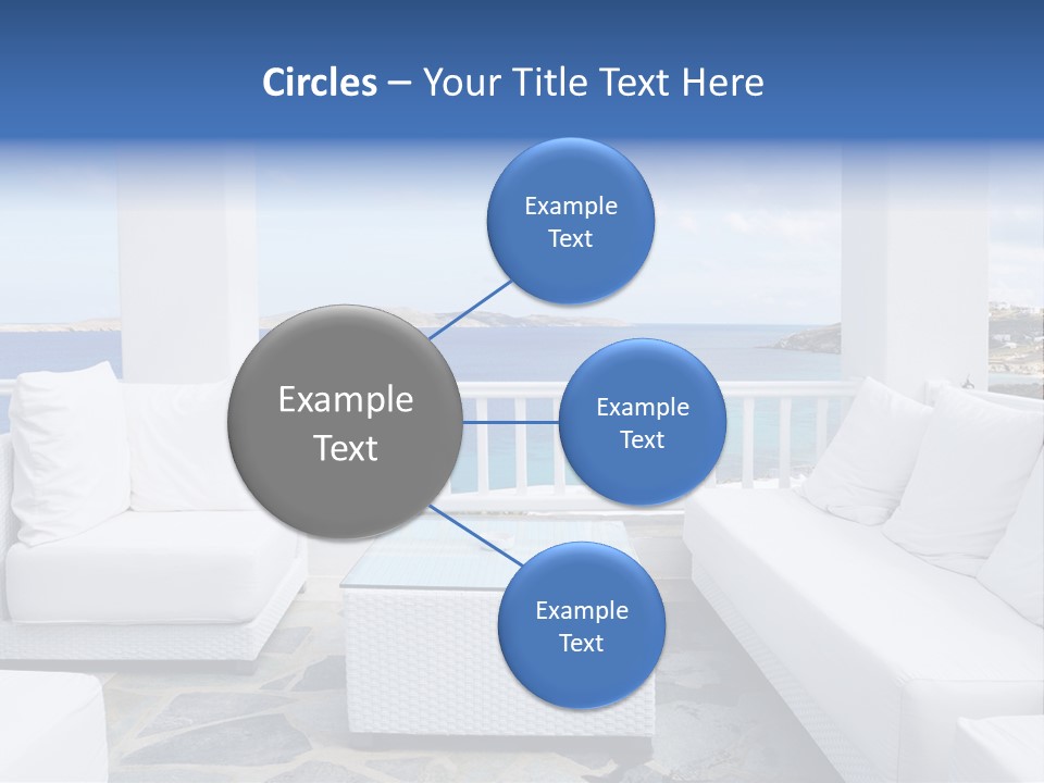 Apartment Interior Mykonos PowerPoint Template