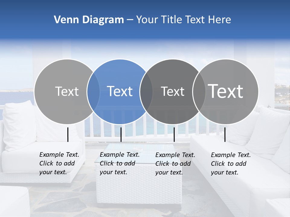 Apartment Interior Mykonos PowerPoint Template