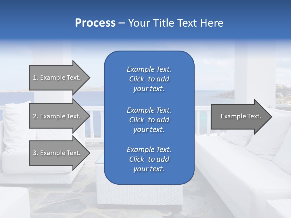 Apartment Interior Mykonos PowerPoint Template