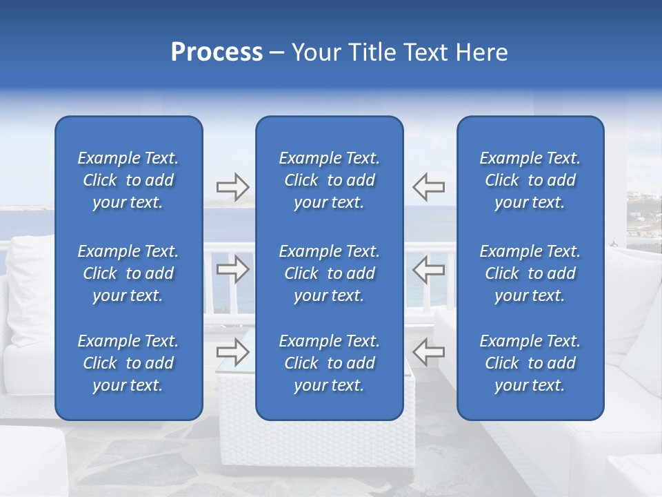 Apartment Interior Mykonos PowerPoint Template