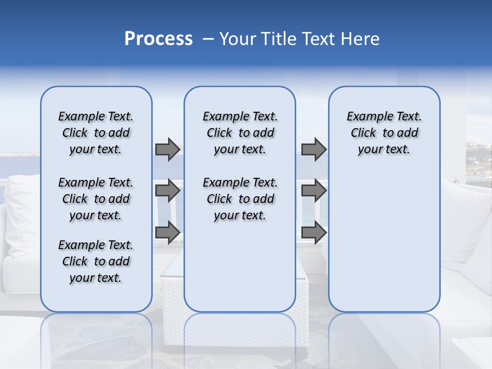 Apartment Interior Mykonos PowerPoint Template
