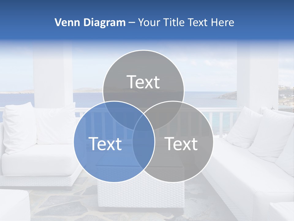 Apartment Interior Mykonos PowerPoint Template