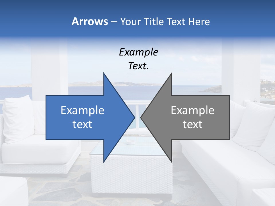 Apartment Interior Mykonos PowerPoint Template