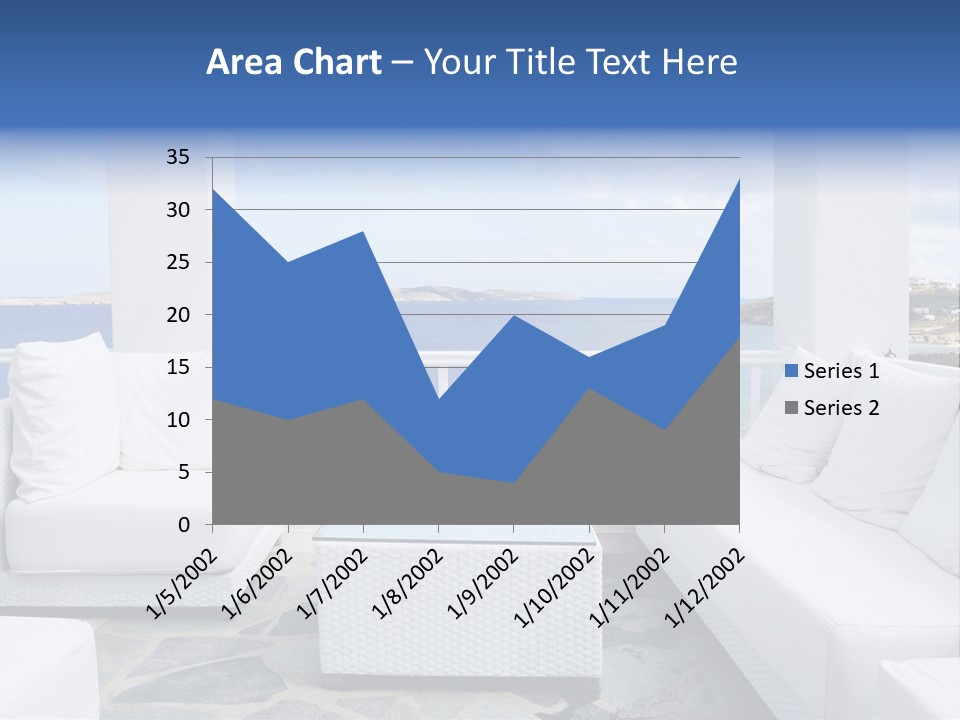 Apartment Interior Mykonos PowerPoint Template