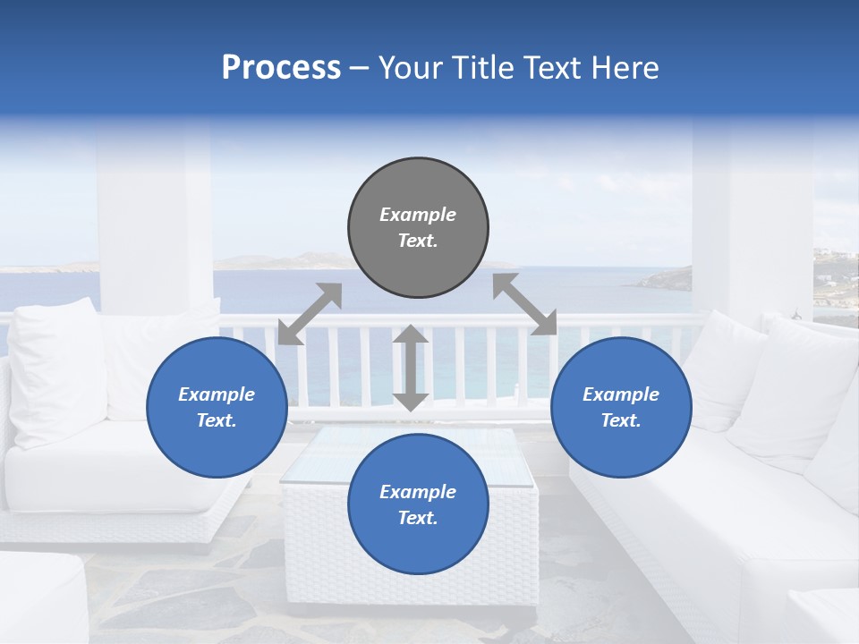 Apartment Interior Mykonos PowerPoint Template