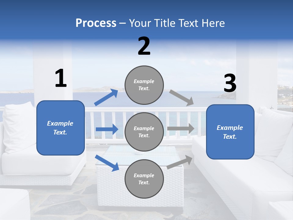 Apartment Interior Mykonos PowerPoint Template