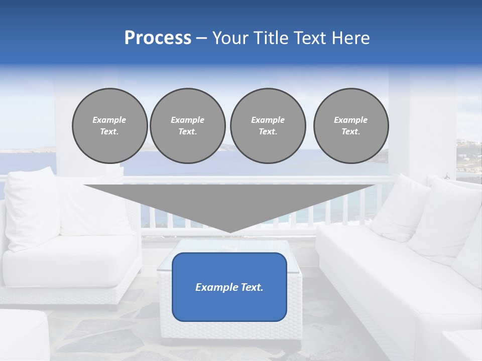Apartment Interior Mykonos PowerPoint Template