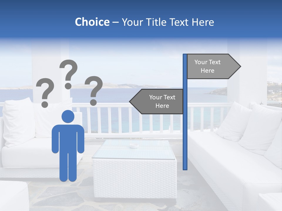 Apartment Interior Mykonos PowerPoint Template