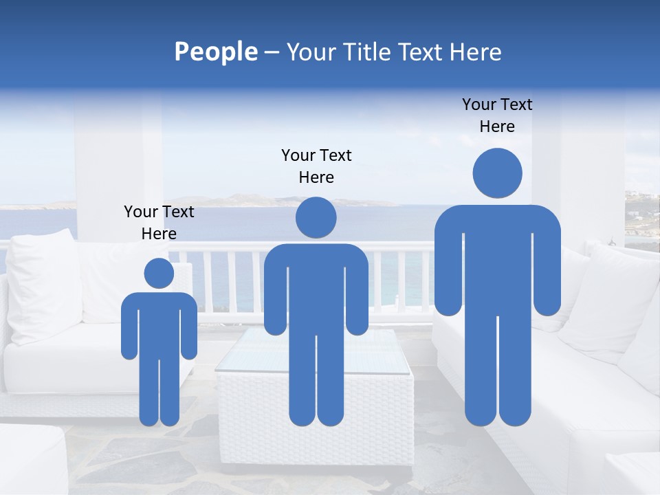 Apartment Interior Mykonos PowerPoint Template