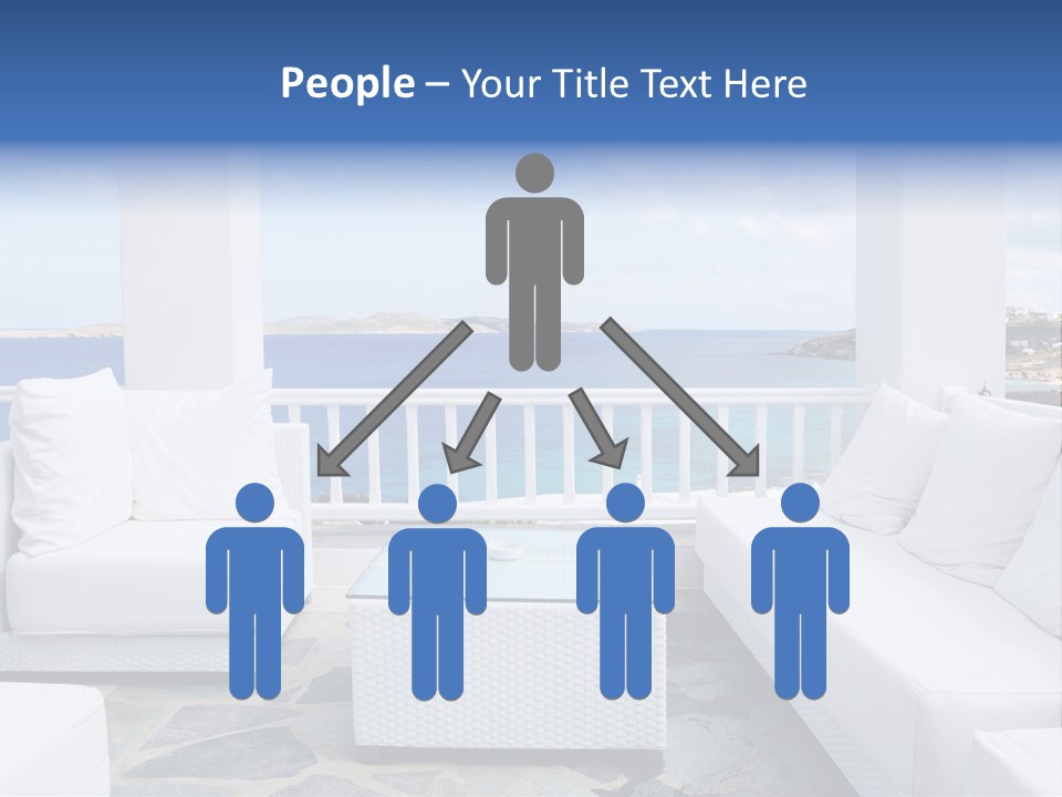 Apartment Interior Mykonos PowerPoint Template
