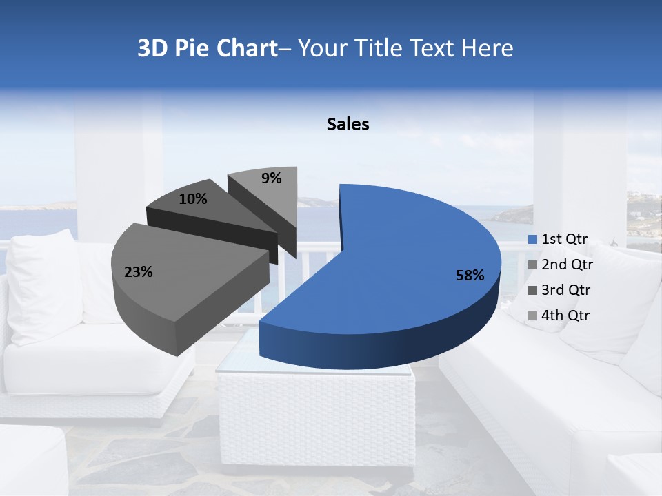 Apartment Interior Mykonos PowerPoint Template