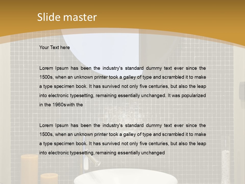 Architecture Furniture Living PowerPoint Template