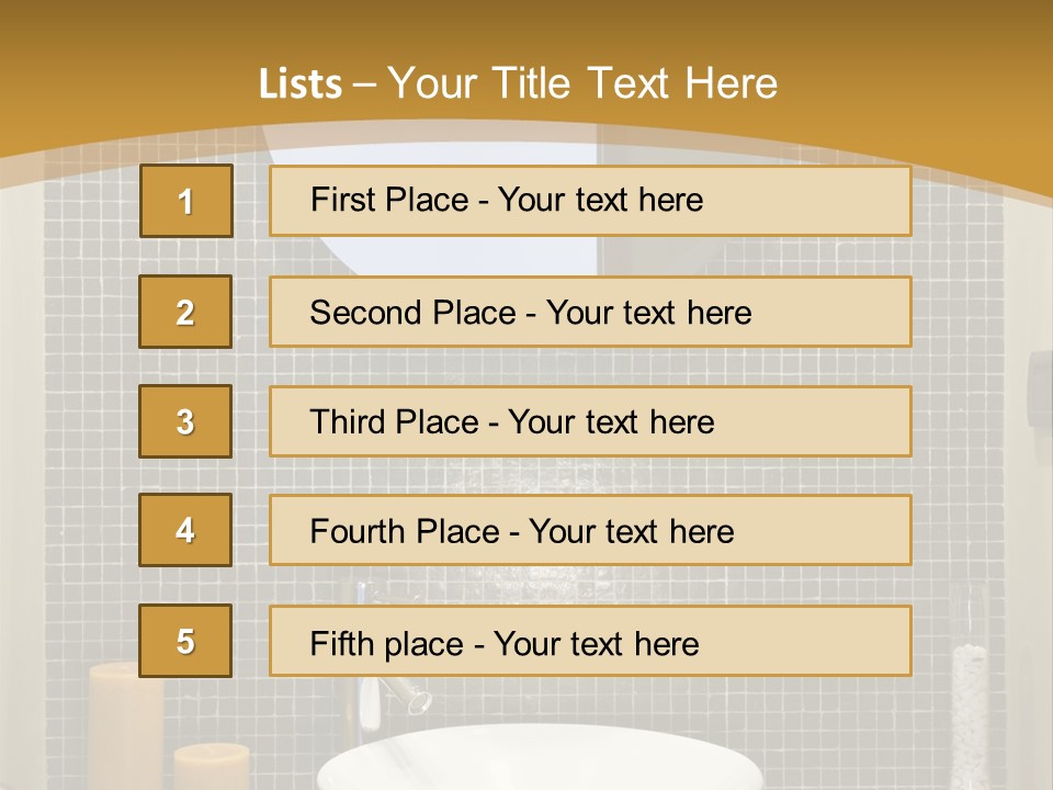 Architecture Furniture Living PowerPoint Template