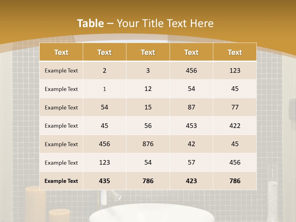 Architecture Furniture Living PowerPoint Template