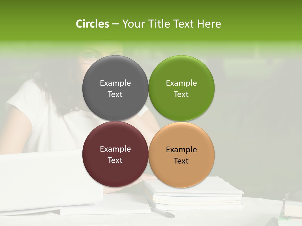 Computer Black Laptop PowerPoint Template