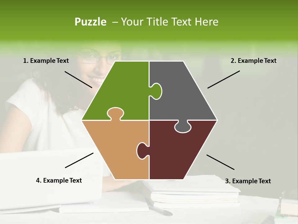 Computer Black Laptop PowerPoint Template