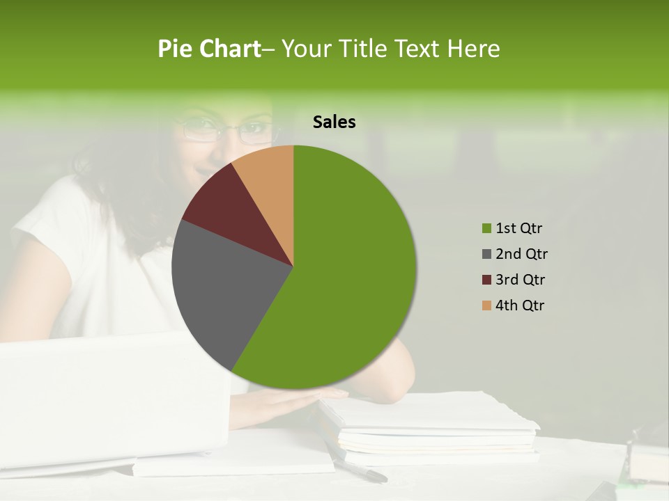 Computer Black Laptop PowerPoint Template