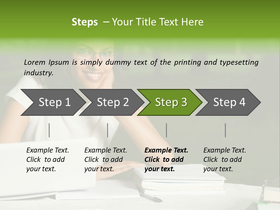 Computer Black Laptop PowerPoint Template