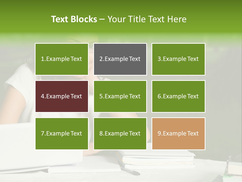 Computer Black Laptop PowerPoint Template