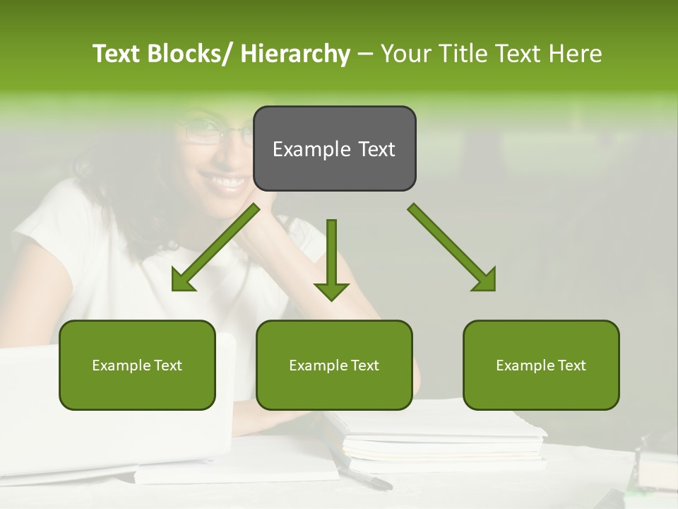 Computer Black Laptop PowerPoint Template