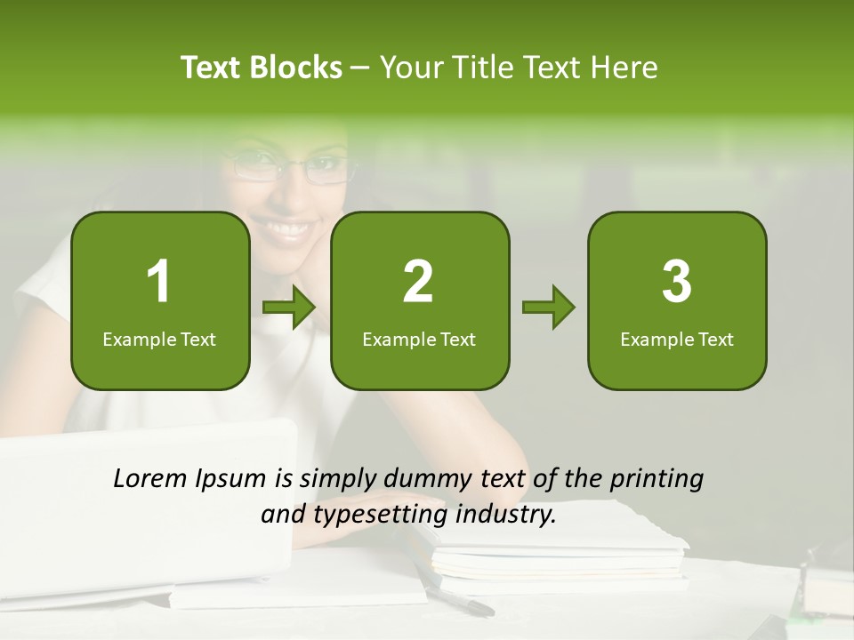 Computer Black Laptop PowerPoint Template